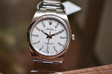 rolex op 39 white dial|Rolex oyster perpetual 39 review.